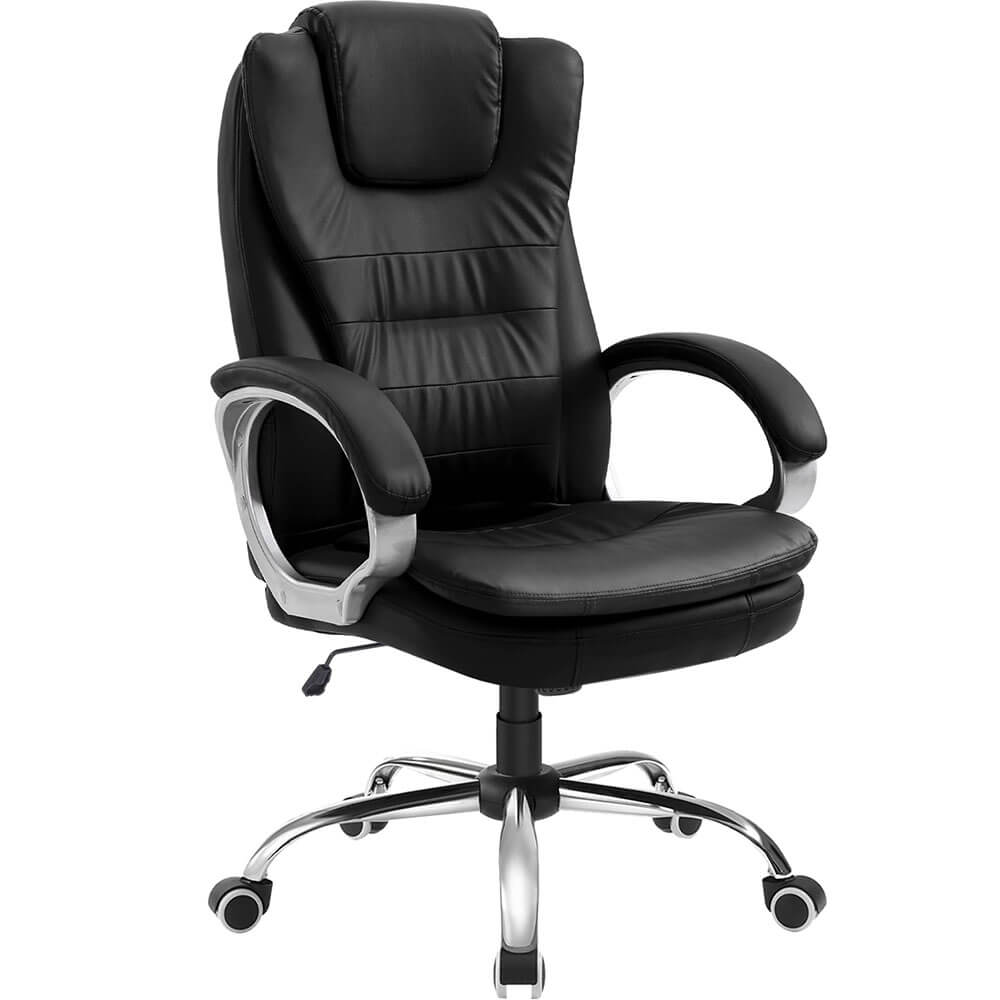 HLDIRECT Ergonomic Swivel PU Leather Office Chair